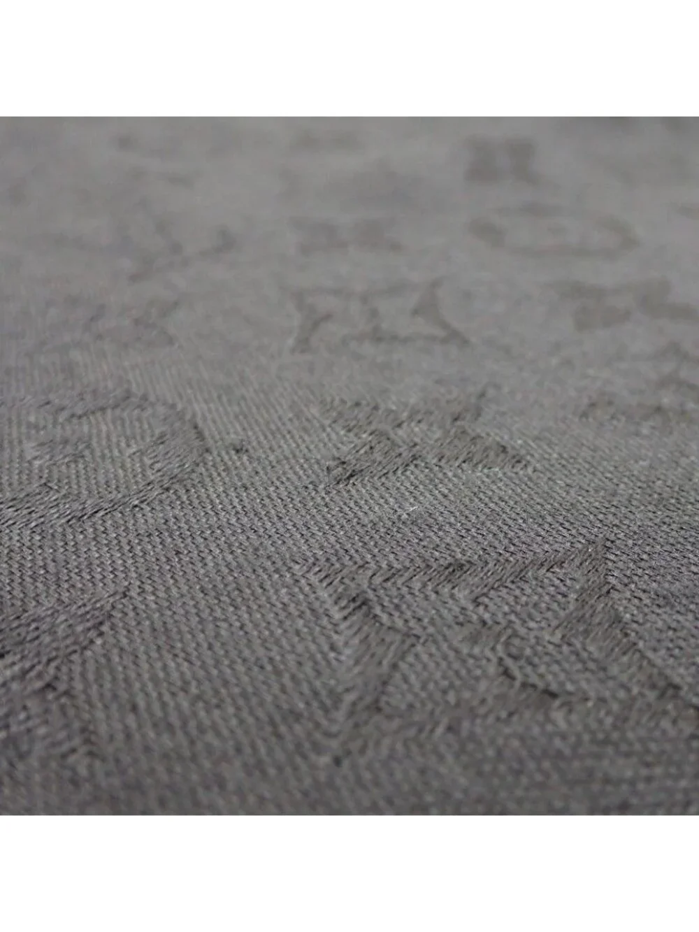 Louis Vuitton Shawl Monogram Wool Silk Black Scarf
